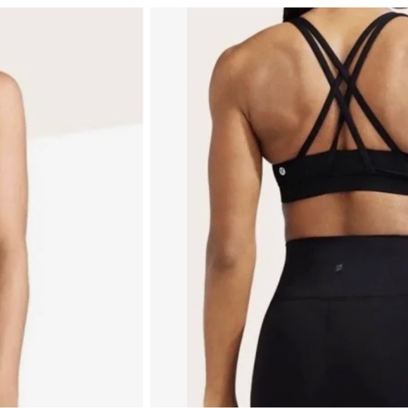 NWOT LULULEMON x. Peleton Black Sports Bra - Picture 2 of 4